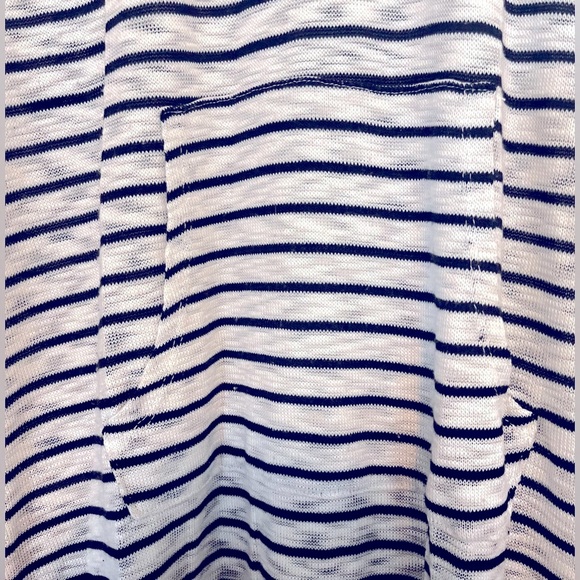 Target Merona Striped Hooded Swim Coverup Dress Size Large - Picture 2 of 5